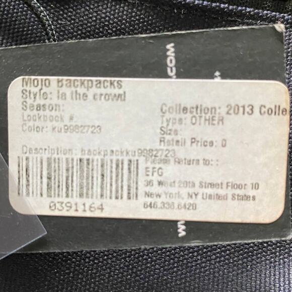 NWT RARE 2013 Edition Mojo In The Crowd Backpack - Picture 8 of 10